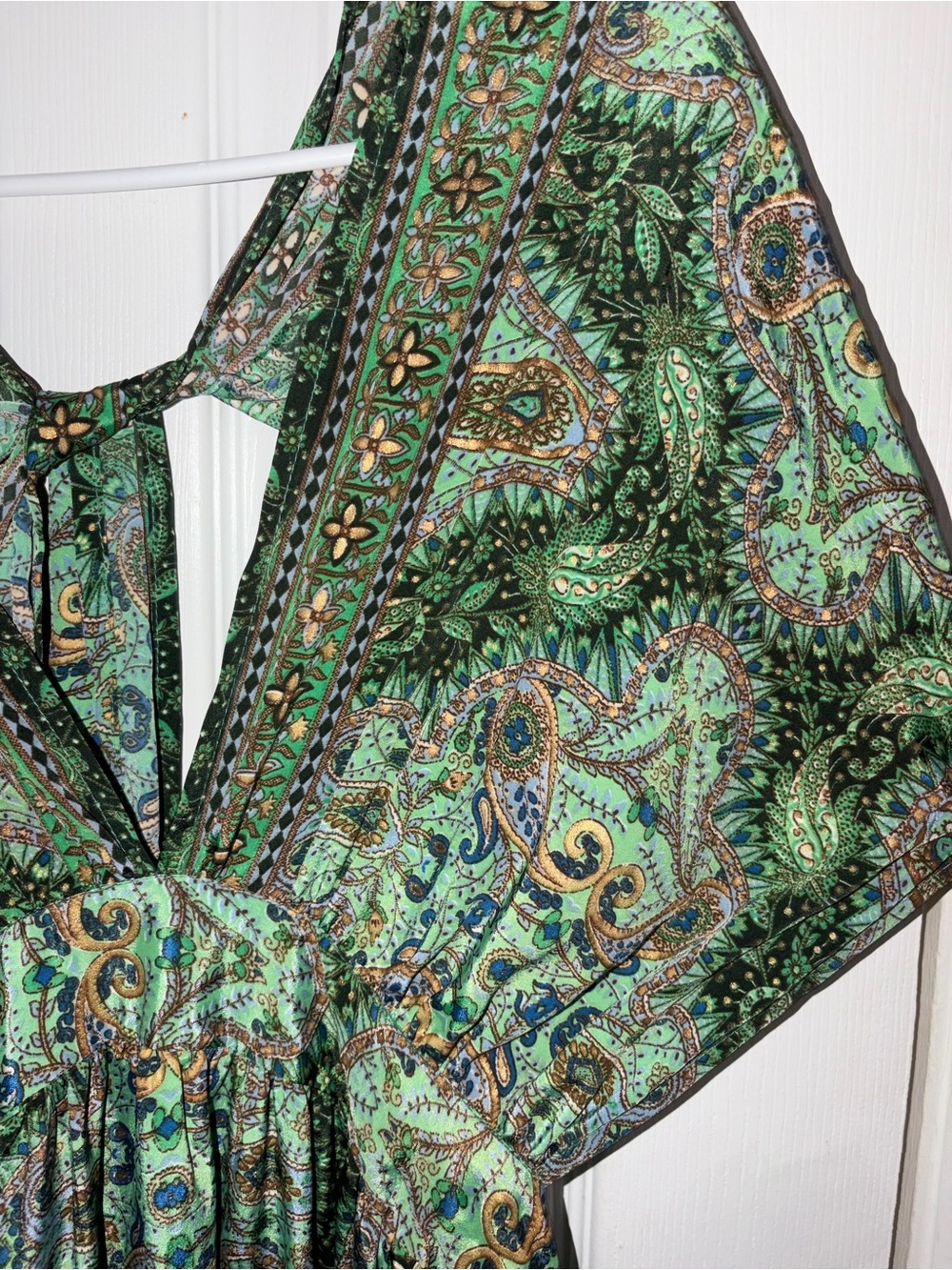 Earthbound wrap top Maxi dress